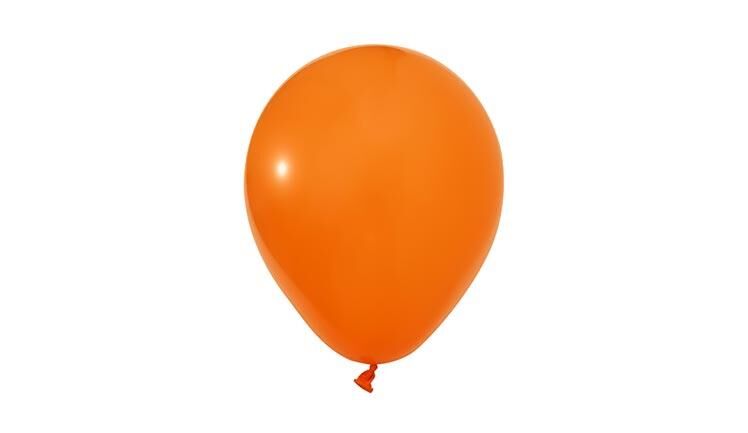 Balonevi 12'' Baskı Balonu Turuncu 100'lü