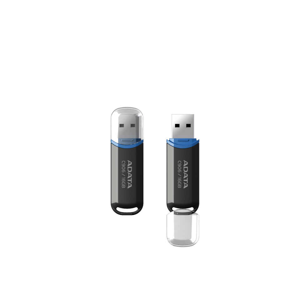 Adata C906-16gb 16gb Usb2.0 Classic Black Flash Bellek