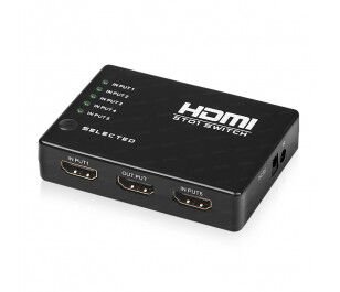 Dark Full Hd 4 Giriş 1 Çıkışlı Uzaktan Kumandalı Hdmi Switch (seçici)