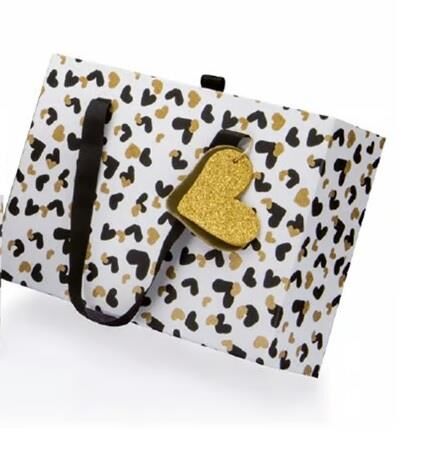 Gıpta Hediyelik Kutu Black White Gold Gıft Silindir Bx68940-3