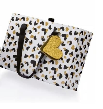 Gıpta Hediyelik Kutu Black White Gold Gıft Silindir Bx68940-3