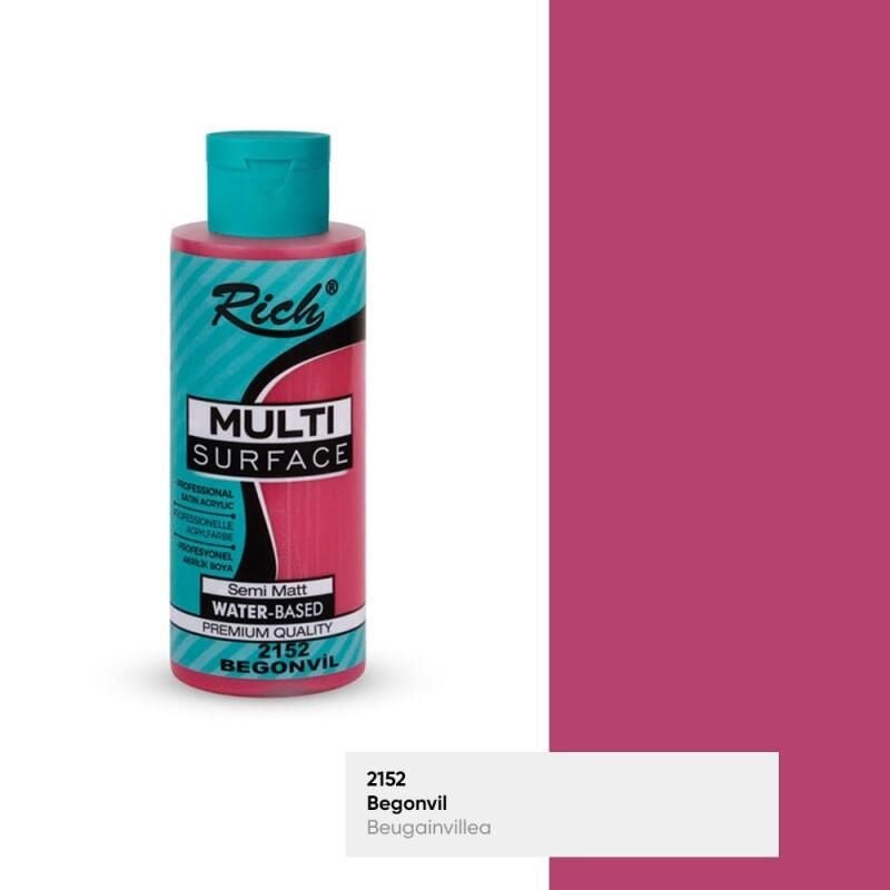 Rich Multi Surface Akrilik Boya 120 Cc Begonvil Mls-120-2152