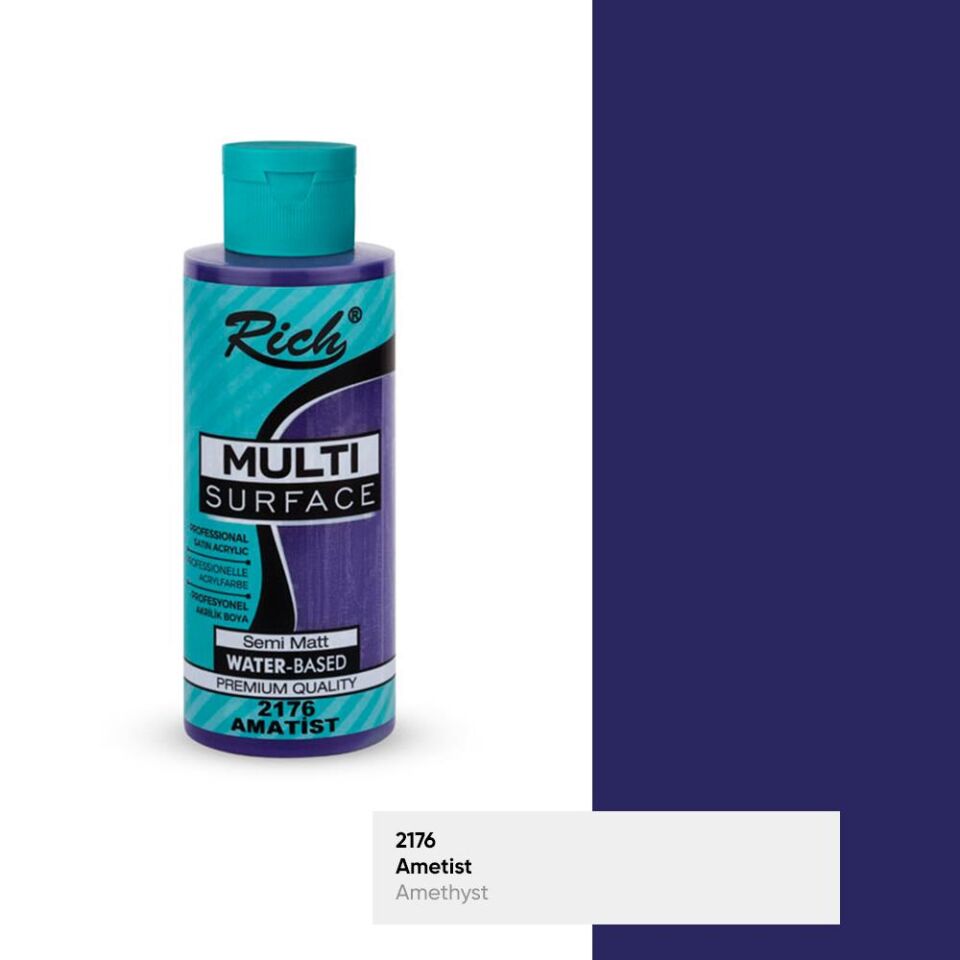 Rich Multi Surface Akrilik Boya 120 Cc Amatist Mls-120-2176