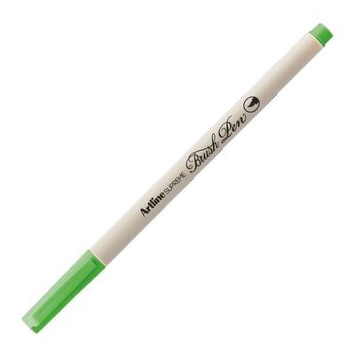 Artline Supreme Brush Uçlu Kalem Fosforlu Yeşil Lv-a-epfs-f Flo Green