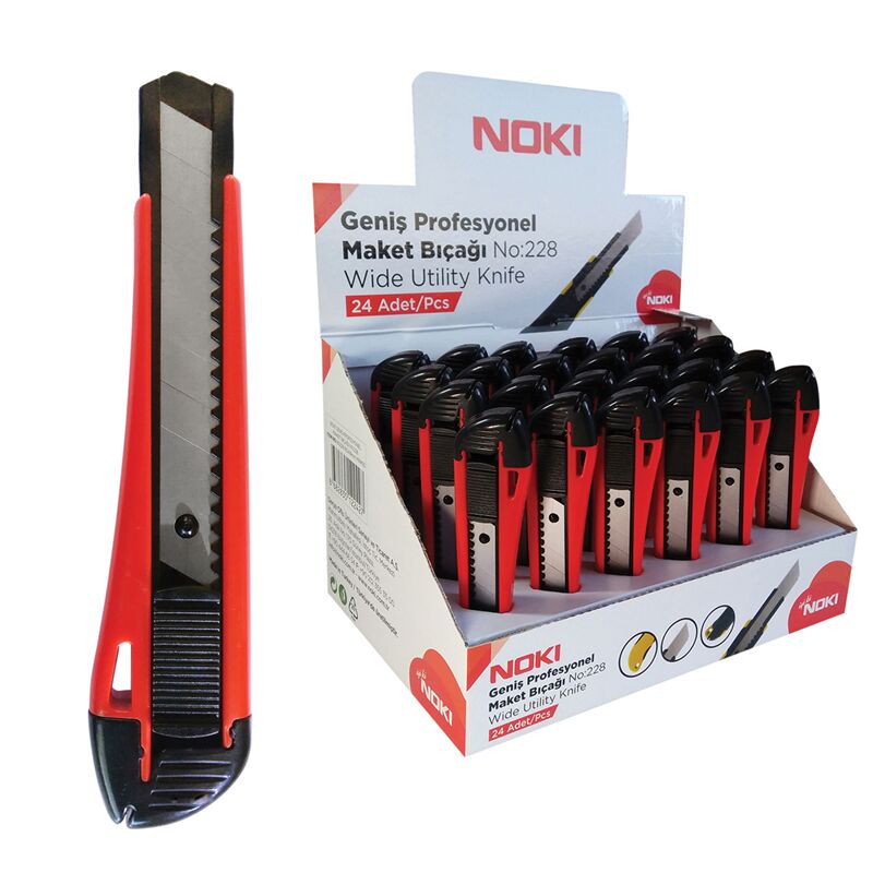 Noki Geniş Profesyonel Maket Bıçağı No:228 65228