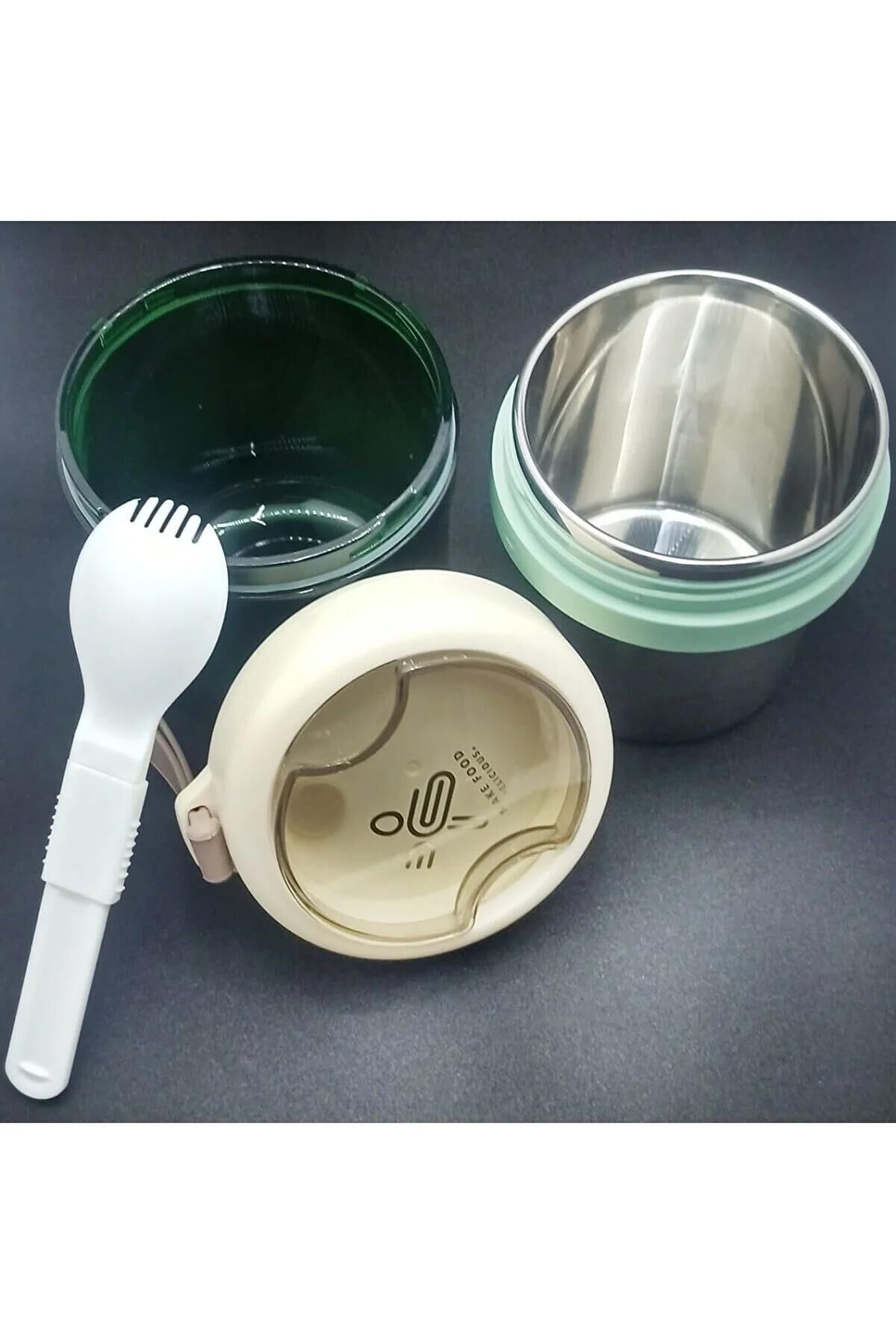 Vagonlife Paslanmaz Çelik 450 Ml Beslenbe Kabı Asorti Xc-542