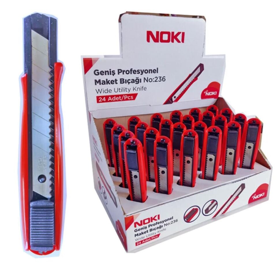 Noki Maket Bıçağı No:236 Geniş Profesyonel 65236