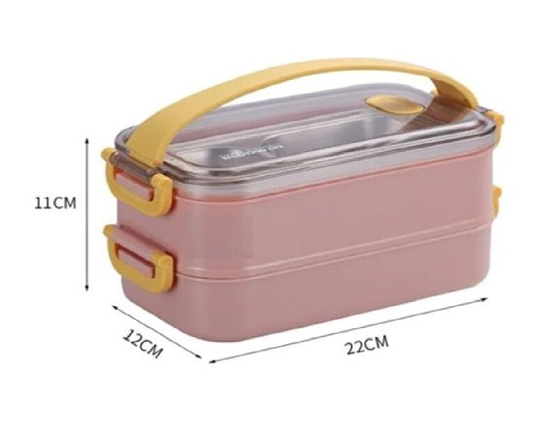 Vagonlife Paslanmaz Çelik 1400 Ml Beslenbe Kabı Asorti Xc-363