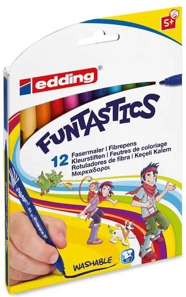 Edding Funtastıcs Keçeli Kalem 12'li İnce (e-15) Ed15k1299