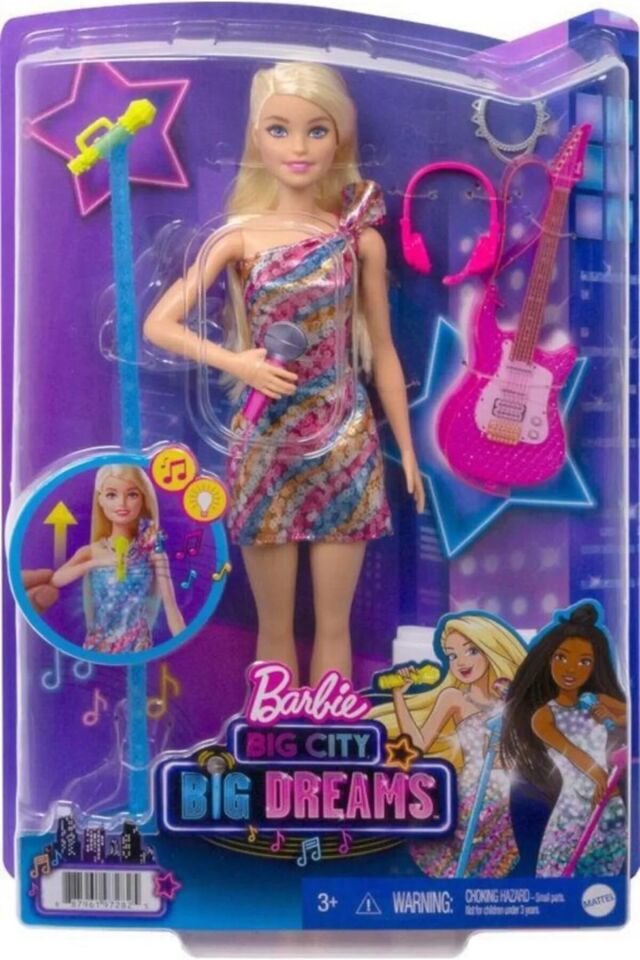 Barbie Malibu Şarkıcı Bebek Büyük Şehir Hayaller Serisi Mtl-gyj23