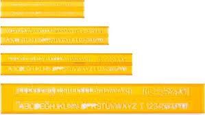 Hatas Teknik Resim Yazı Seti / 3-5-7-10 Mm. ( Takım ) 02250