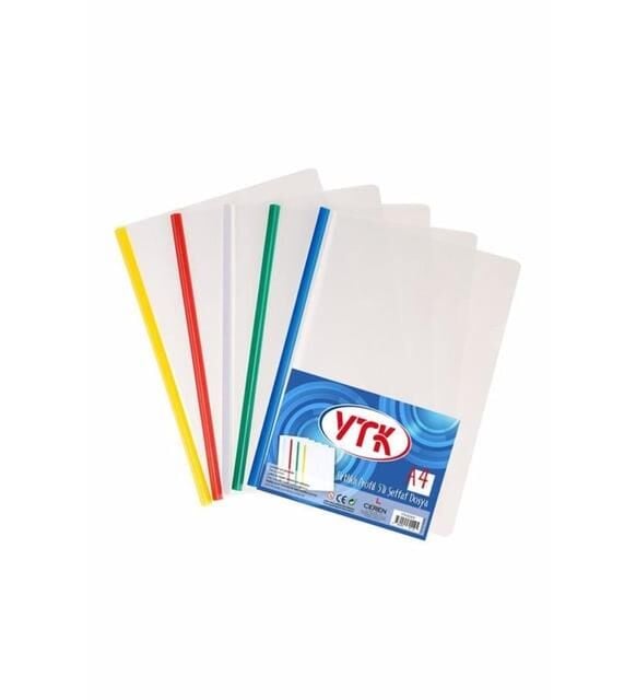 Vtk Sırtlıklı Profil Şeffaf Dosya 5'li A4 Vtk-dos01