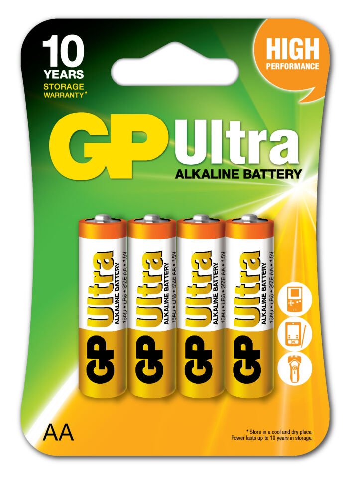 Gp Lr6 Aa Boy Ultra Alkalin Kalem Pil 4'lü Paket Gp15au-u4