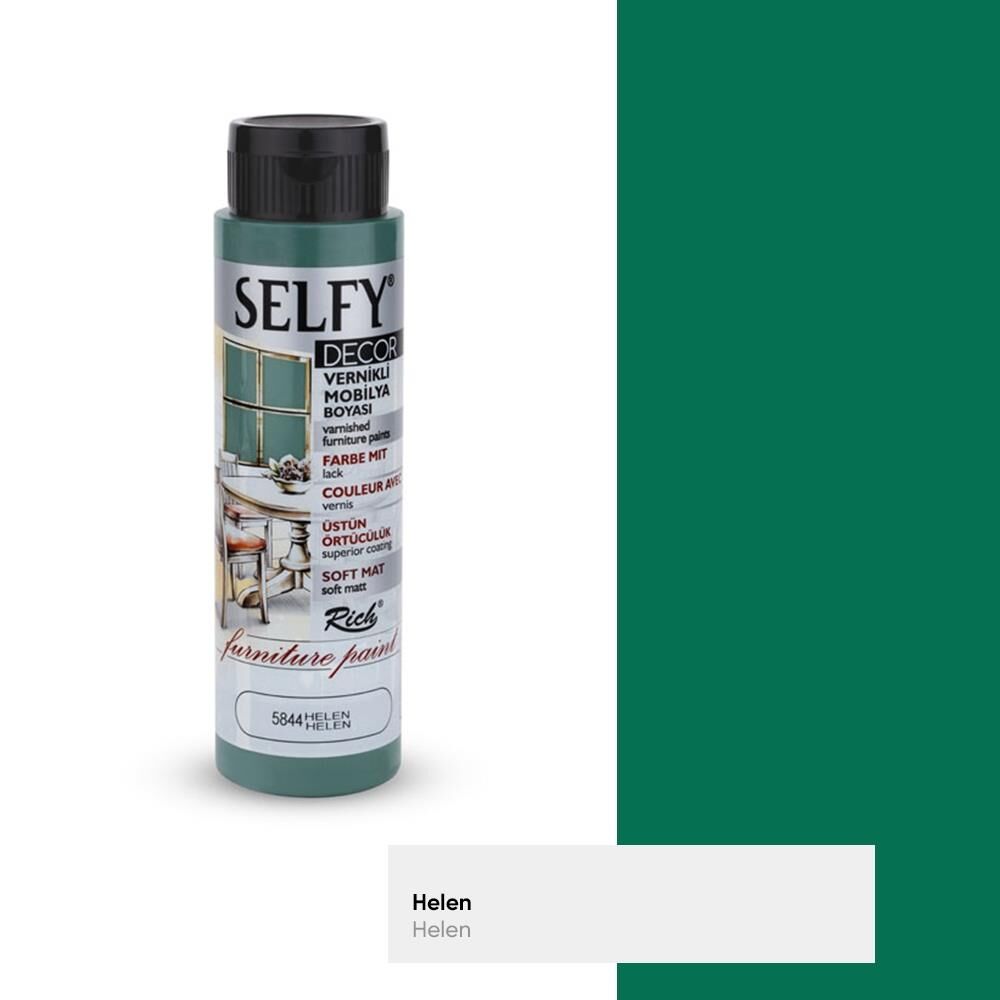 Rich Selfy Decor Mobilya Boyası Vernikli 500 Cc ( 5844 ) Helen Slf-500-09580