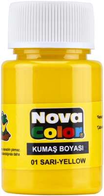 Nova Color Kumaş Boyasi 35ml Sarı Şişe Nc-159