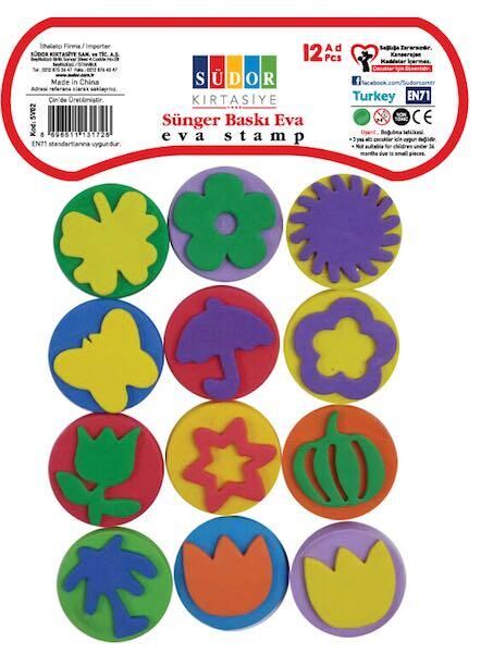 Südor Eva Sünger Baskı 12 Li Sv02