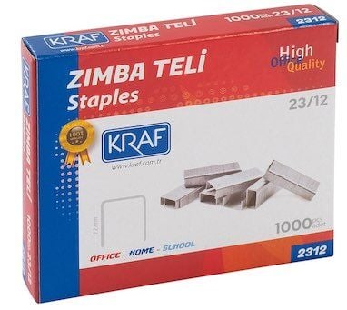 Kraf Zımba Teli 23/12 1000'li 2312