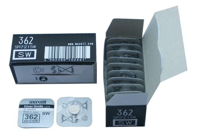 Maxell Sr-721sw-362 10lu Paket Pil