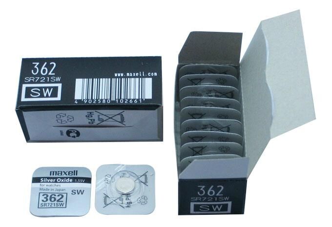 Maxell Sr-721sw-362 10lu Paket Pil