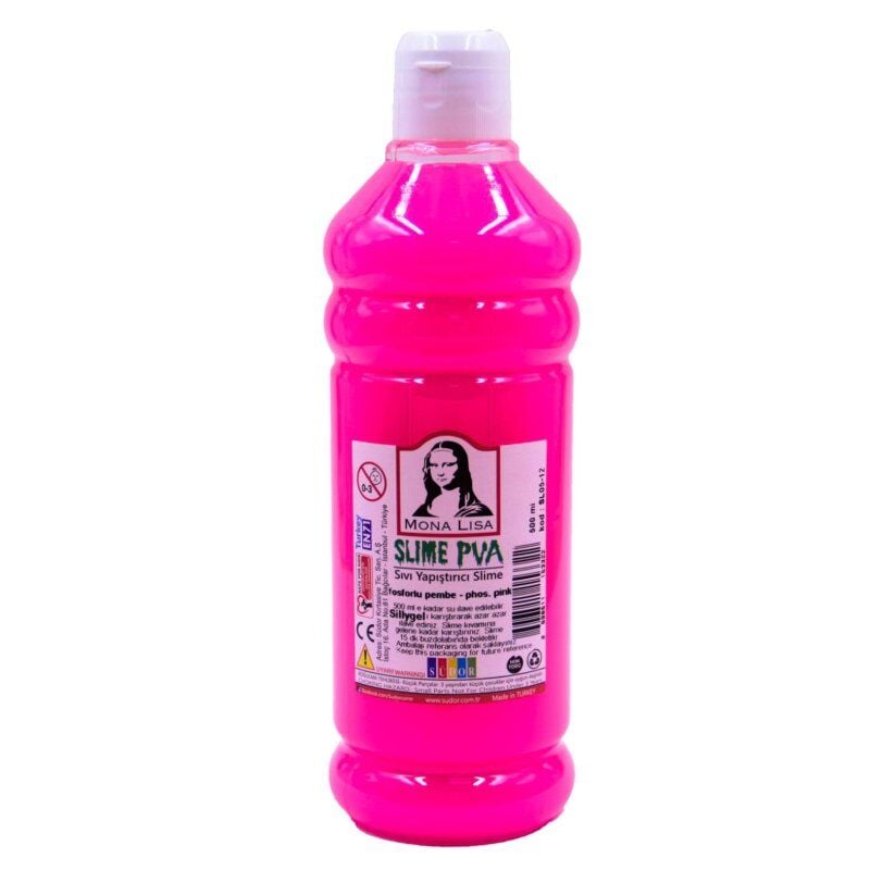 Monalisa Sıvı Slime 500 Ml Fosforlu Pembe Sl05-12