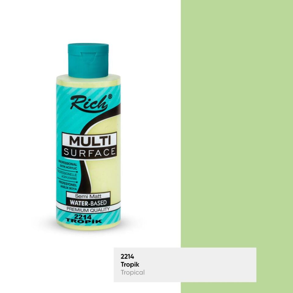 Rich Multi Surface Akrilik Boya 120 Cc Tropik Mls-120-2214