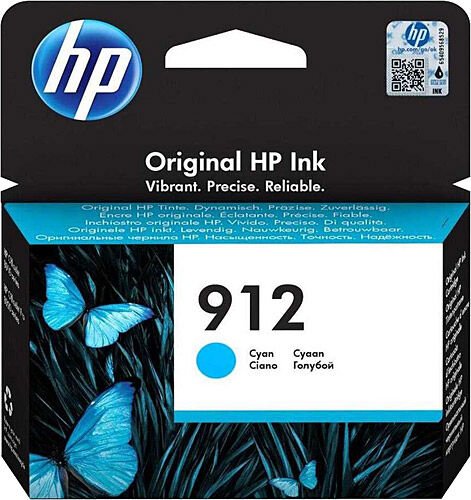 Hp 912 Cyan Mavi Kartuş 3yl77a