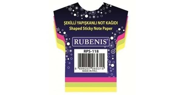 Rubenis Yapışkanlı Not Kagıtı Elbise Rps-118