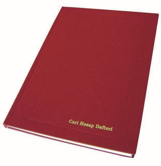 Dilman Cari Hesap Defteri Dik 20x28 Cm 192 Yaprak 1212