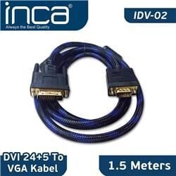Inca Idv-02 1.5mt Dvı 24+5 To Vga Çevirici Kablo