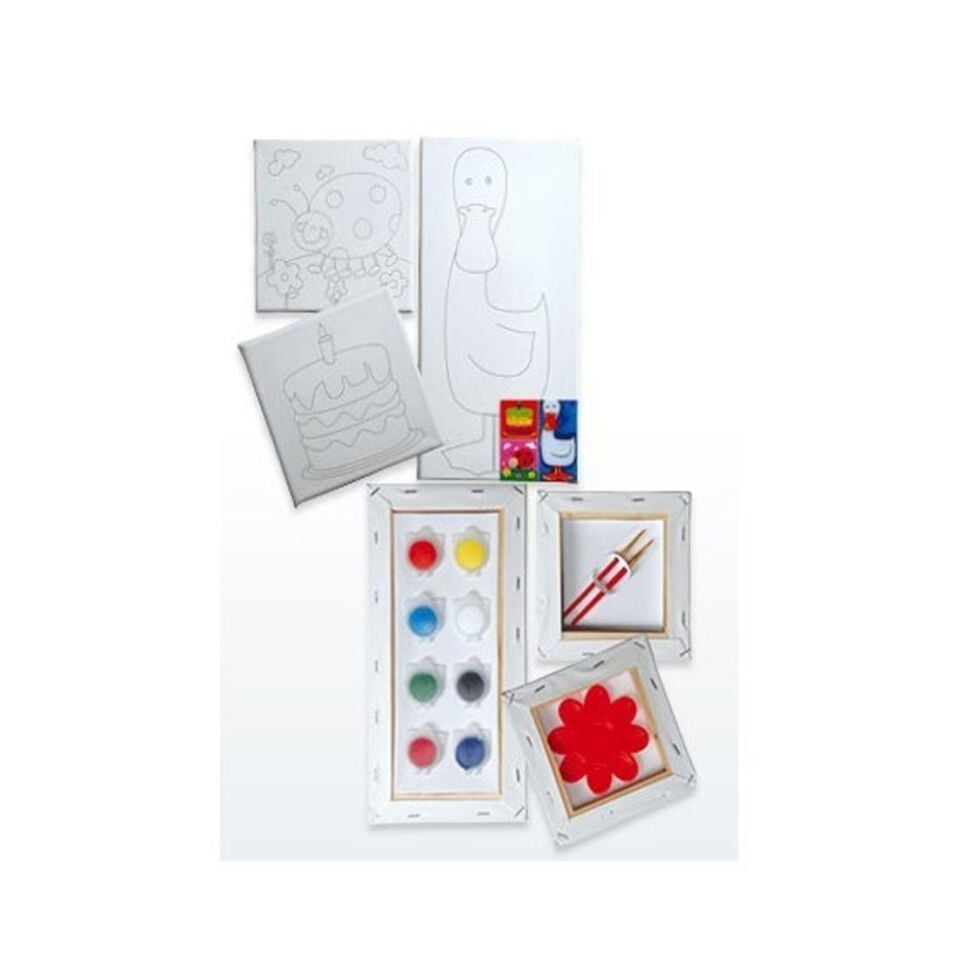 Bu-bu Tuval Seti 15x15-15x30 Cm Tu00013