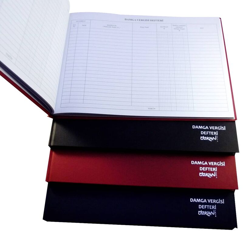 Özkan Damga Vergisi Defteri 96 Yaprak G1137