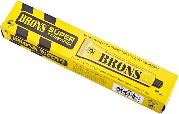Brons Sıvı Yapıştırıcı 90 Gr Solvent İçerir Br-414