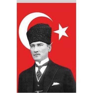 Buket Bayrak 100x150 Atatürk Baskılı Bkt-142