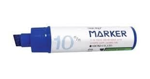 Mıcro Permanent Markör Kesik Uçlu 10 Mm Mavi Mmp-1001/m