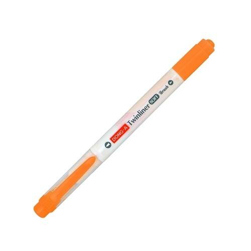 Dong-a Fosforlu Kalem Twinliner Soft Fırçalı Turuncu No:08 231908