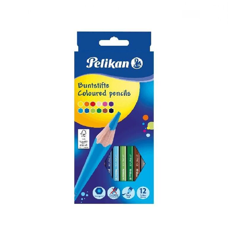 Pelikan Kuru Boya Kalemi 12li Kutu P-724005
