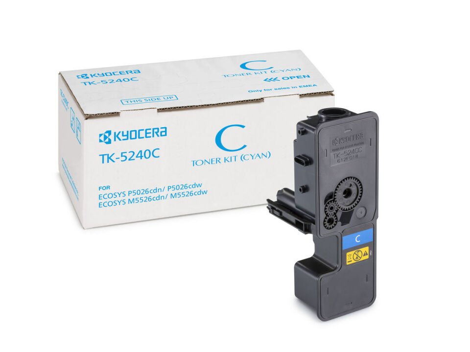 Kyocera Tk-5240c Cyan Mavi Orjinal Fotokopi Toneri Ecosys M5526cdn-5526cdw P5026cdn-5026cdw 3.000 Sa