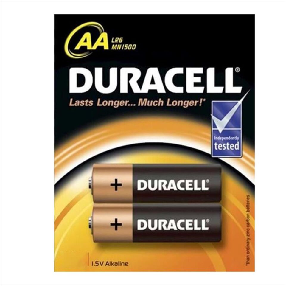 Duracell Pil Alkalin Aa 2'li Kalem Lr6/mn1500