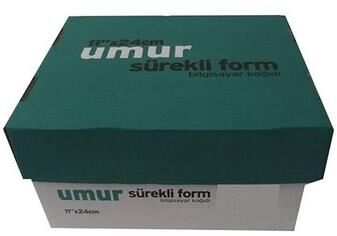 Umur Sürekli Form Kağıt 11x24 Cm 2/n ( 1000'li ) Baskısız Beyaz 30000019