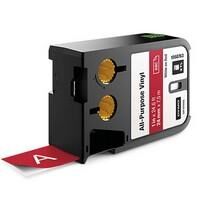 Dymo 1868763 Xtl Çok Amaçlı Vinil 24x7 M Kırmızı-beyaz