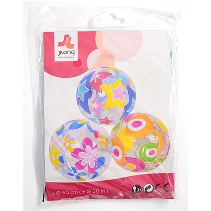 Kızılkaya 67202 Denız Topu 51cm Çiçek Desenli