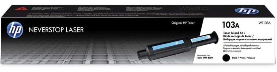 Hp 103a Black Siyah 2.500 Sayfa Neverstop Tanklı Yazıcı Toneri W1103a