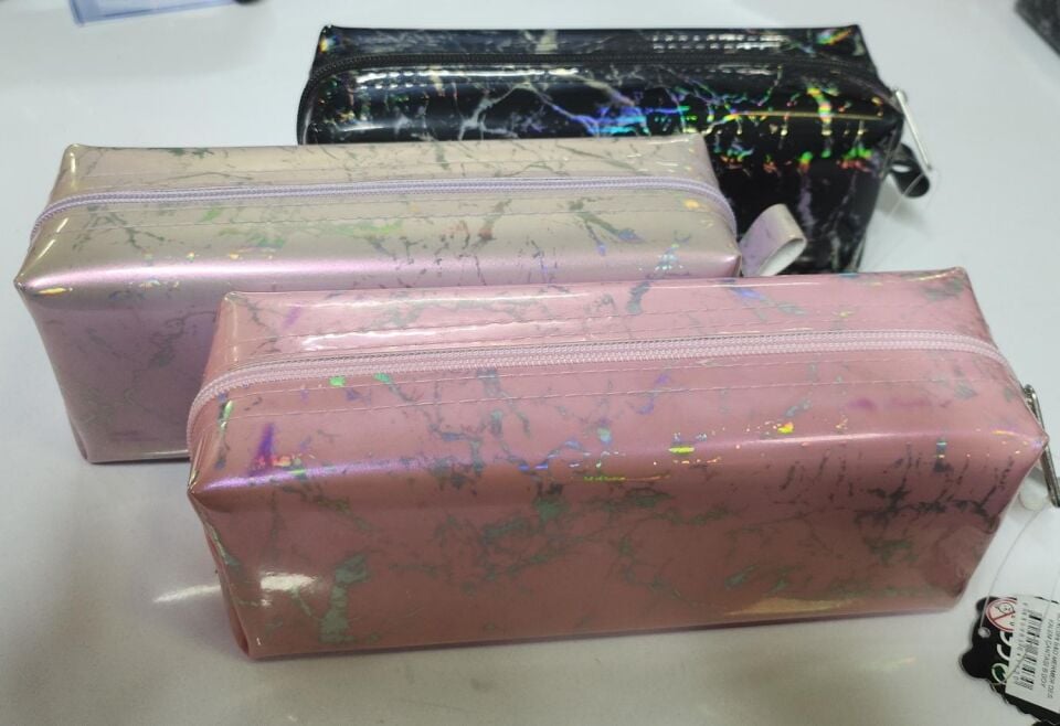 B&d Mermer Desenli Kalem Çantası Büyük Boy Set Bd-kcs088