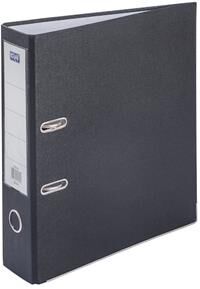 Kraf Plastik Büro Klasörü Geniş Siyah 1025