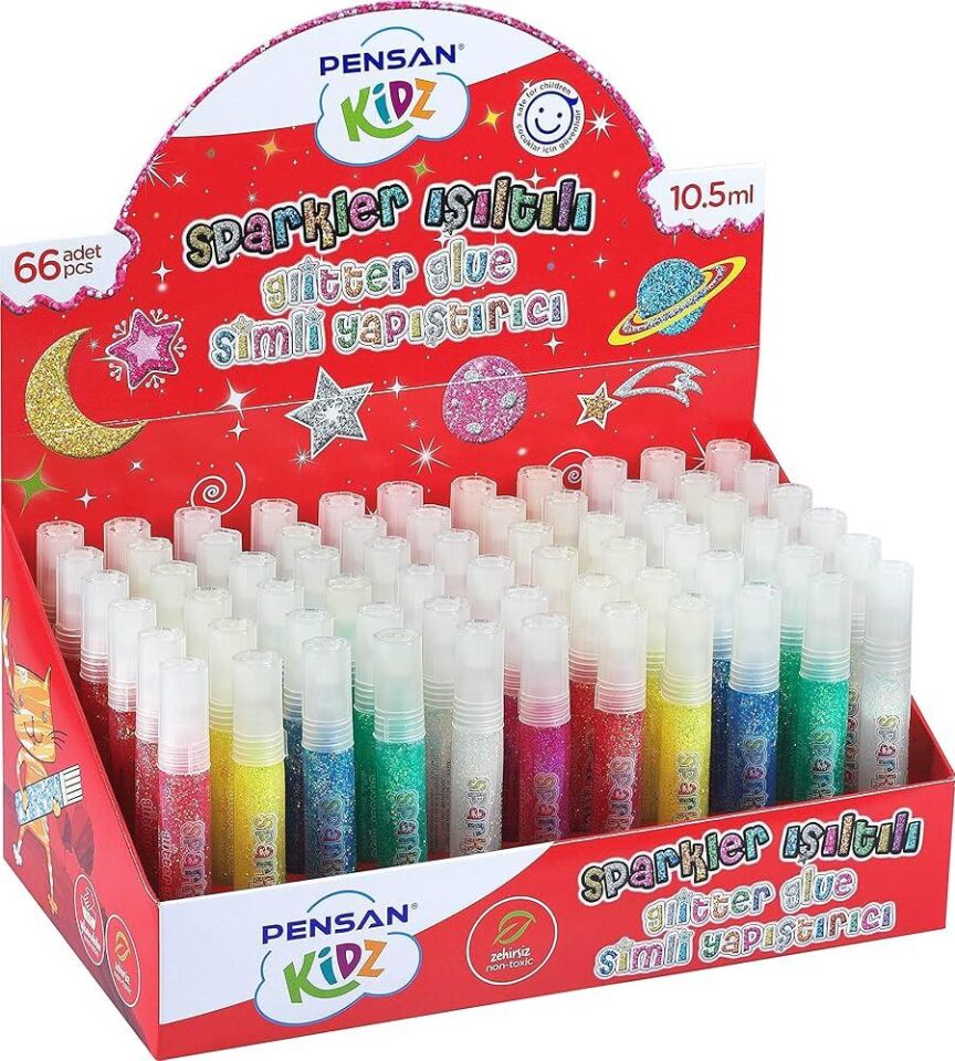 Pensan Simli Sıvı Yapıştırıcı 10.5 Ml Mavi Pe99120-blu