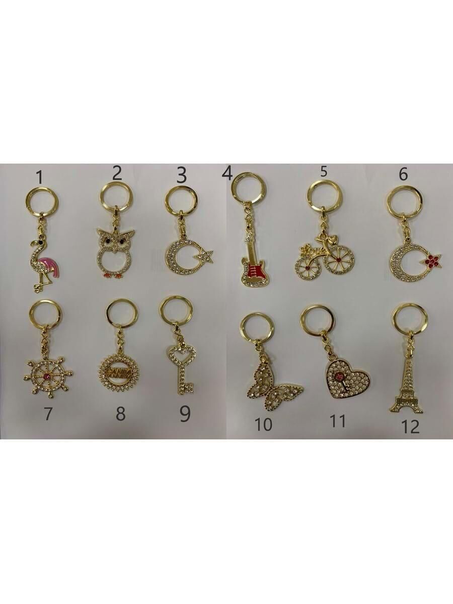 Keskin Color Metal Anahtarlık Taşlı Farklı Model 49137-99
