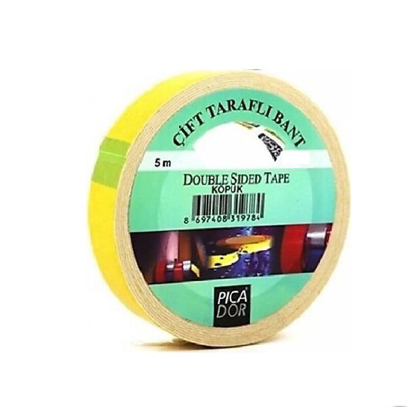 Picador Çift Taraflı Band Pe Köpük Hotmelt Askısız 5 M X 19 Mm Kn 003
