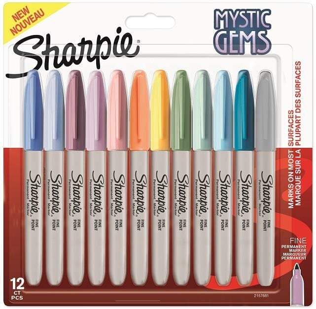 Sharpie Fine Permanent Markör Mystic Gems 12'li Bls Sh-2157681