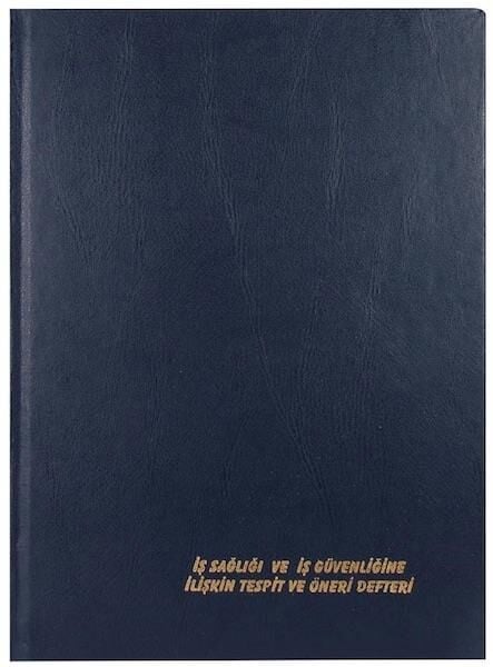 Dilman İş Sağ. Ve Güv. Tespit Öneri Defteri Ciltli A4 150 Yp Numaralı
