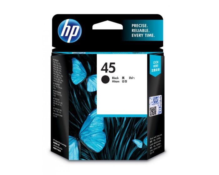 Hp 45 Black Siyah 42ml Kartuş 51645aa